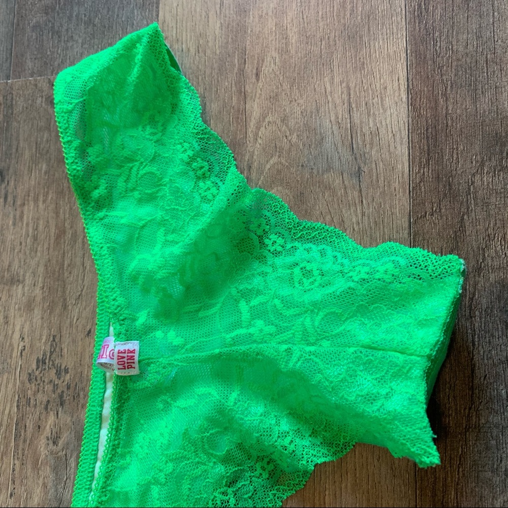 VS Vintage PINK Skinny Dipping Lace Back Hipster Panty - Picture 10 of 10